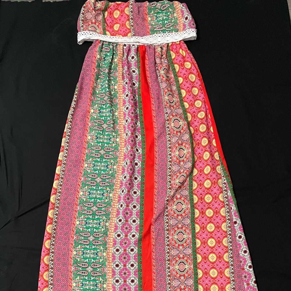 Strapless Maxi Dress